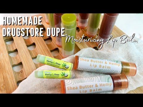 Drugstore Dupes DIY LIP BALM | SHEA BUTTER and HEMP OIL (w/ Recipe)
